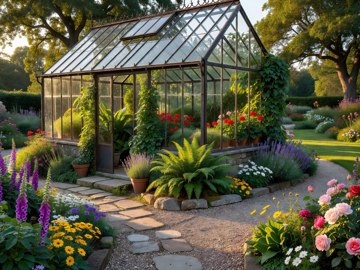 Garden greenhouse exterior