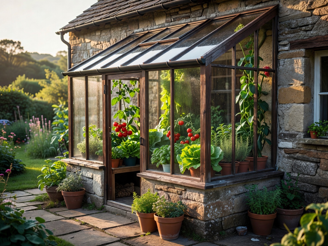 Lean to greenhouse